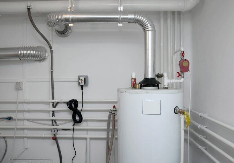 Pipes of a heating system